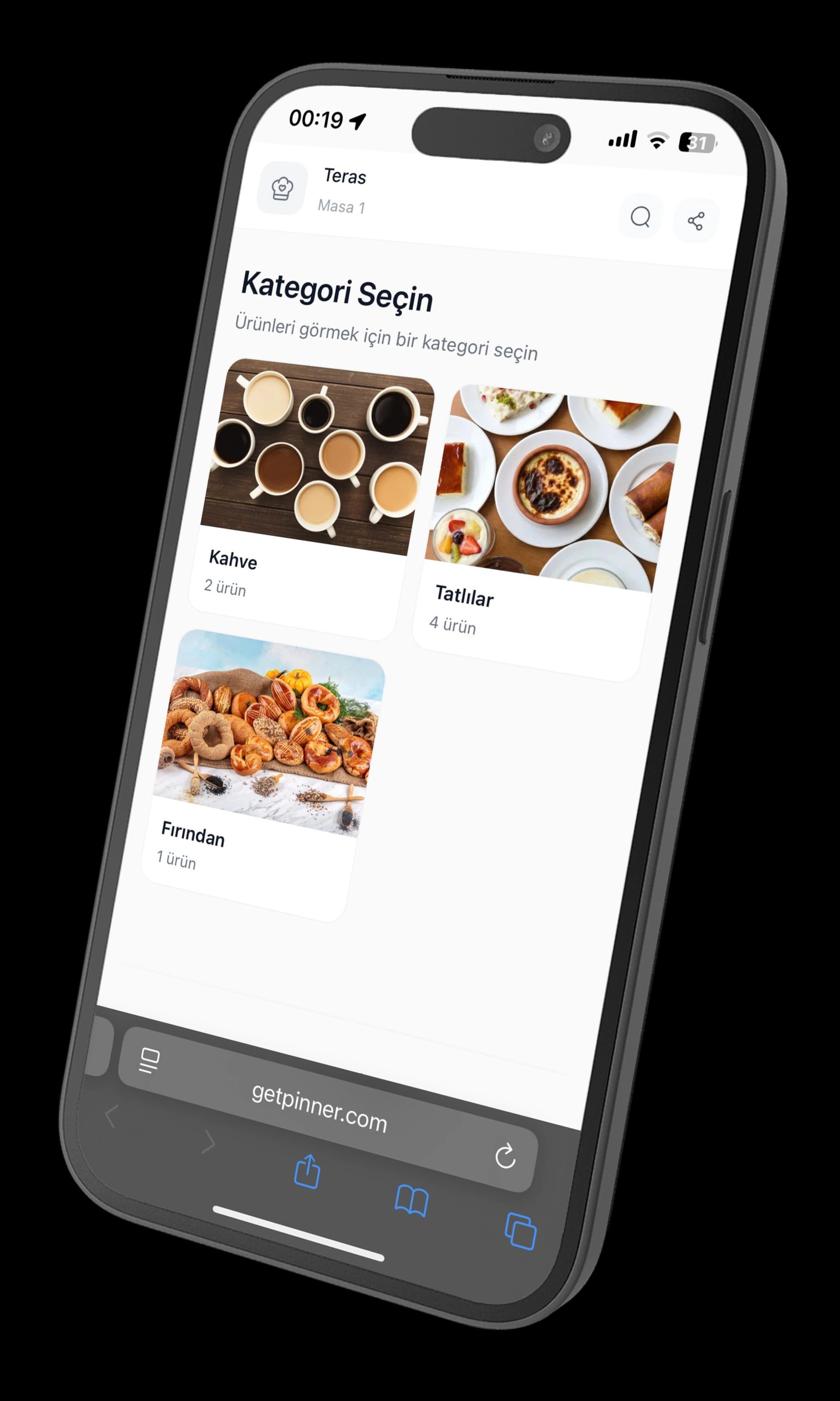 PinnerOne: Bring Your Menu to Pockets, Orders to Tables