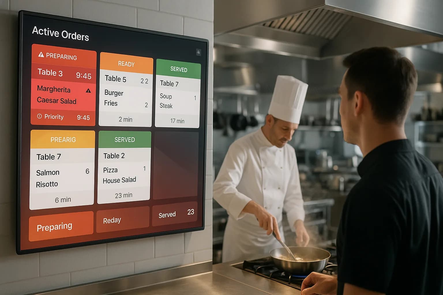 Smart Kitchen Display System